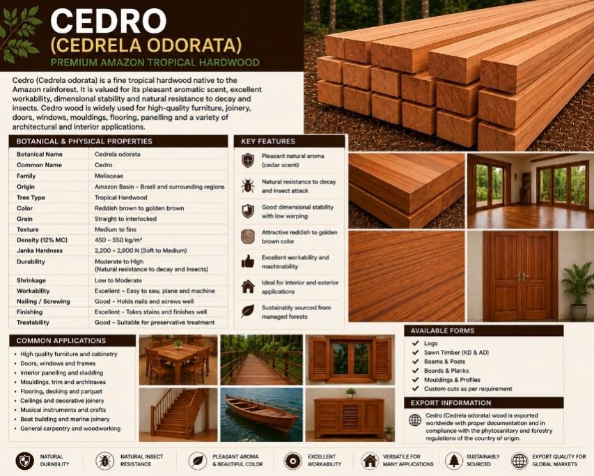 CEDRO (CEDRELA ODORATA)