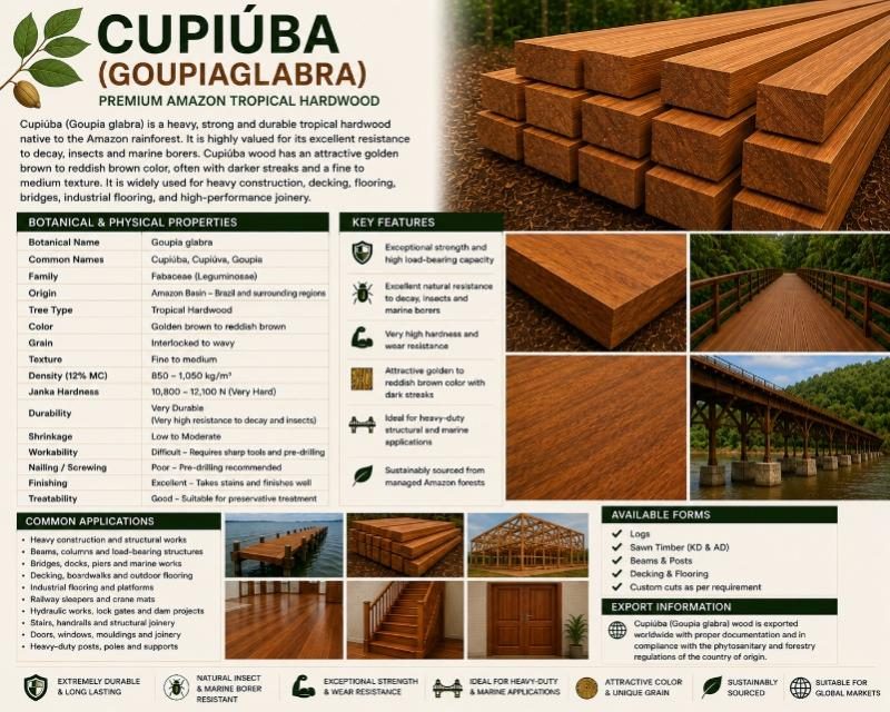 CUPIÚBA (GOUPIA GLABRA)