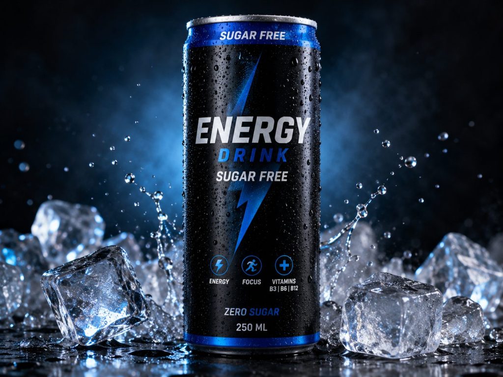 ENERGY DRINK SUGAR FREE (250 ML)