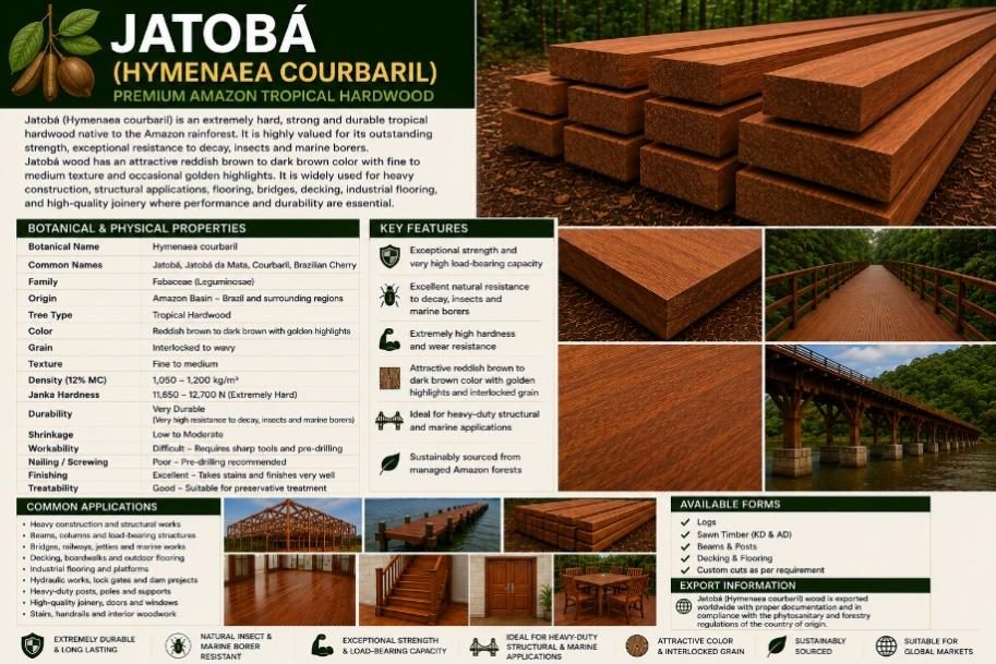 JATOBÁ (HYMENAEA COURBARIL)