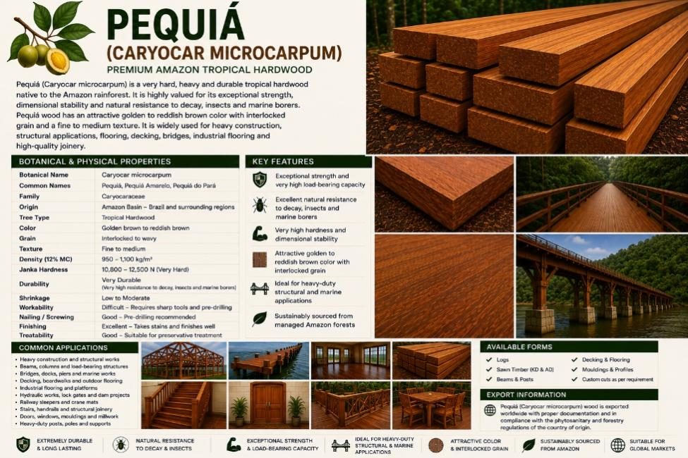 PEQUIÁ (CARYOCAR MICROCARPUM)