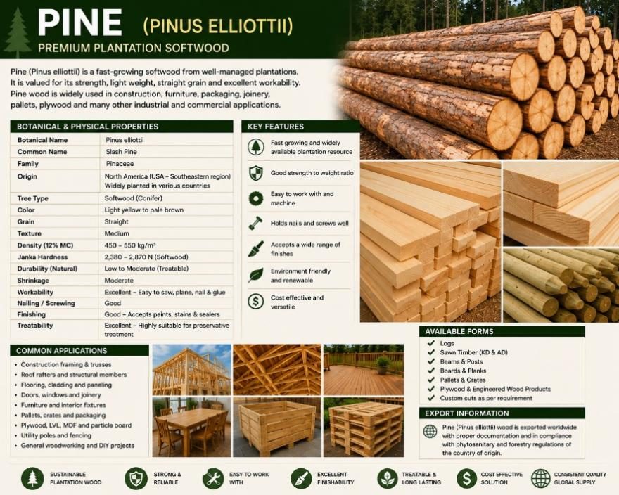 PINE (PINUS ELLIOTTII)