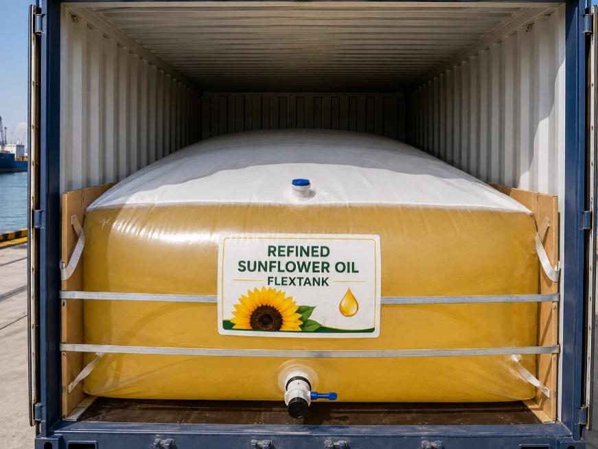 Refined Sunflower Oil (Flexitank)