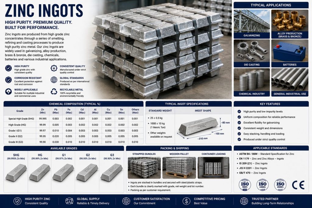 Zinc Ingots